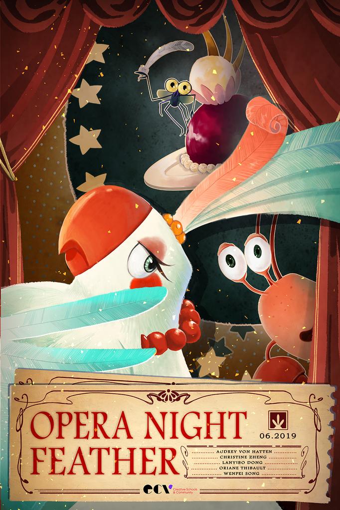 Affiche d'Opera Night Feather
